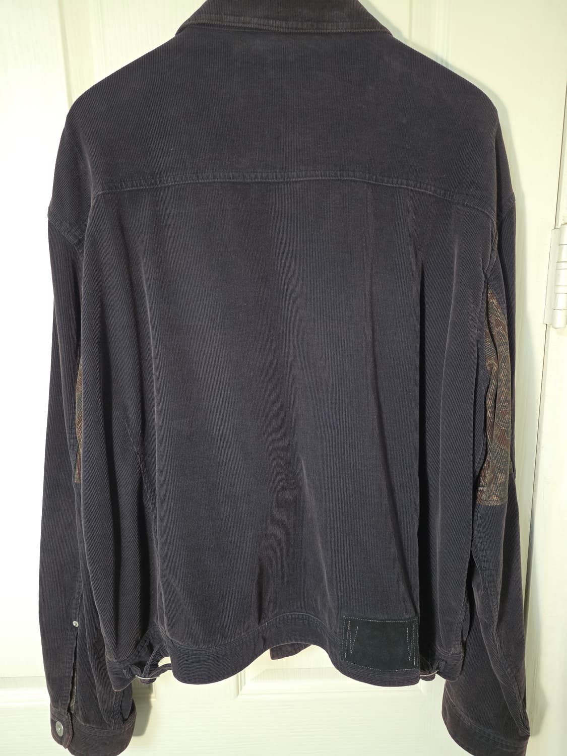 [4] 폴리테루 1011 페이즐리 트러커 자켓 - 다크퍼플네이비 코듀로이 상품이미지4