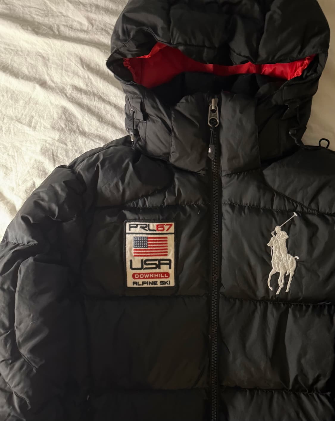 폴로 빅포니 성조기 패딩 상품이미지1