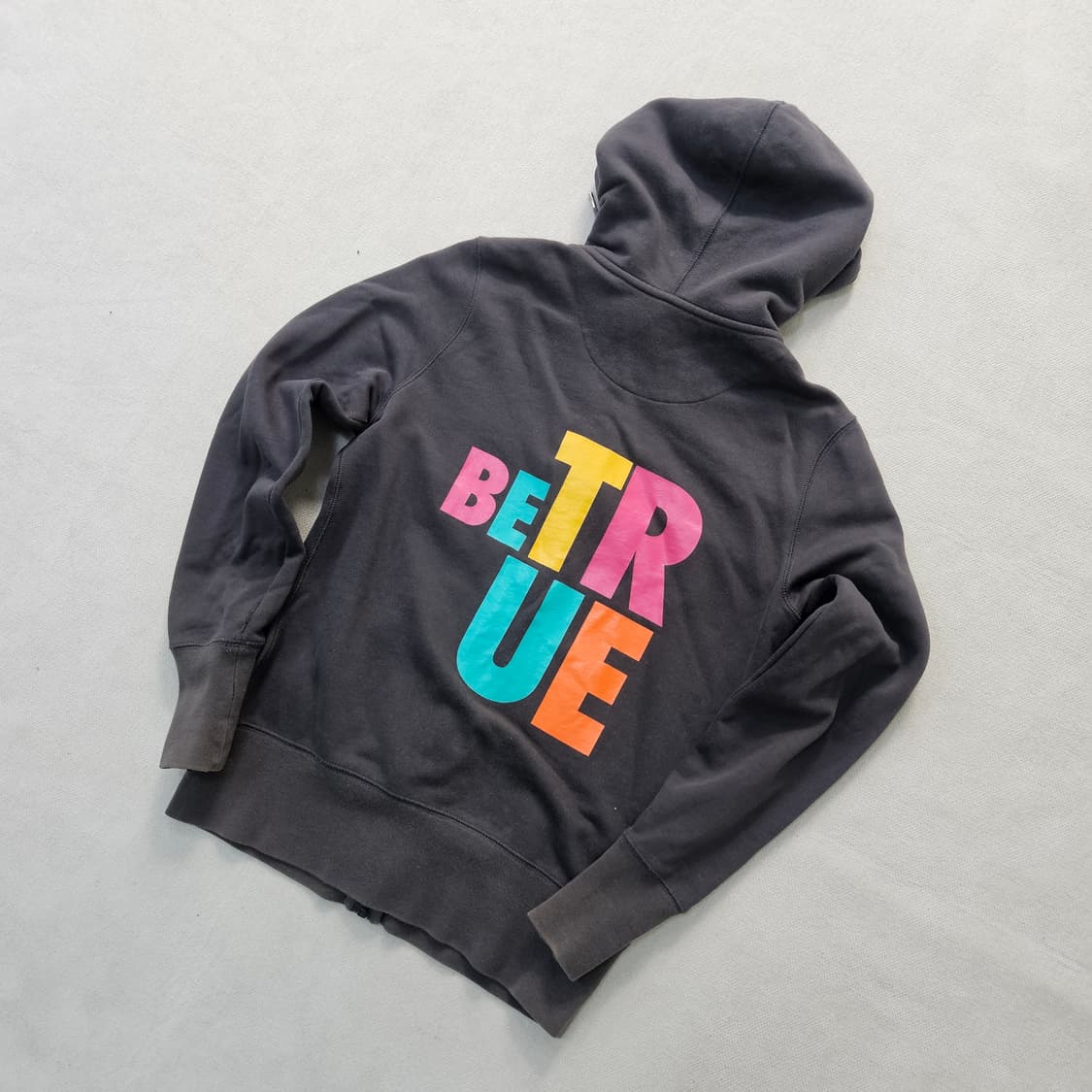 90 나이키 여성 그레이 후드집업 0319Y 상품이미지2