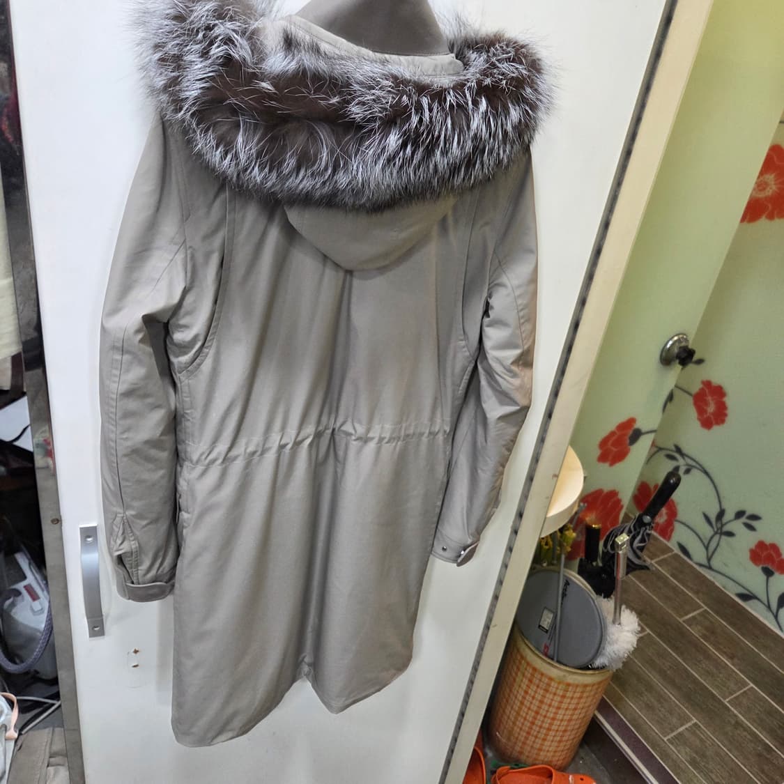 로로피아나 폭스 패딩 하프 코트 상품이미지3