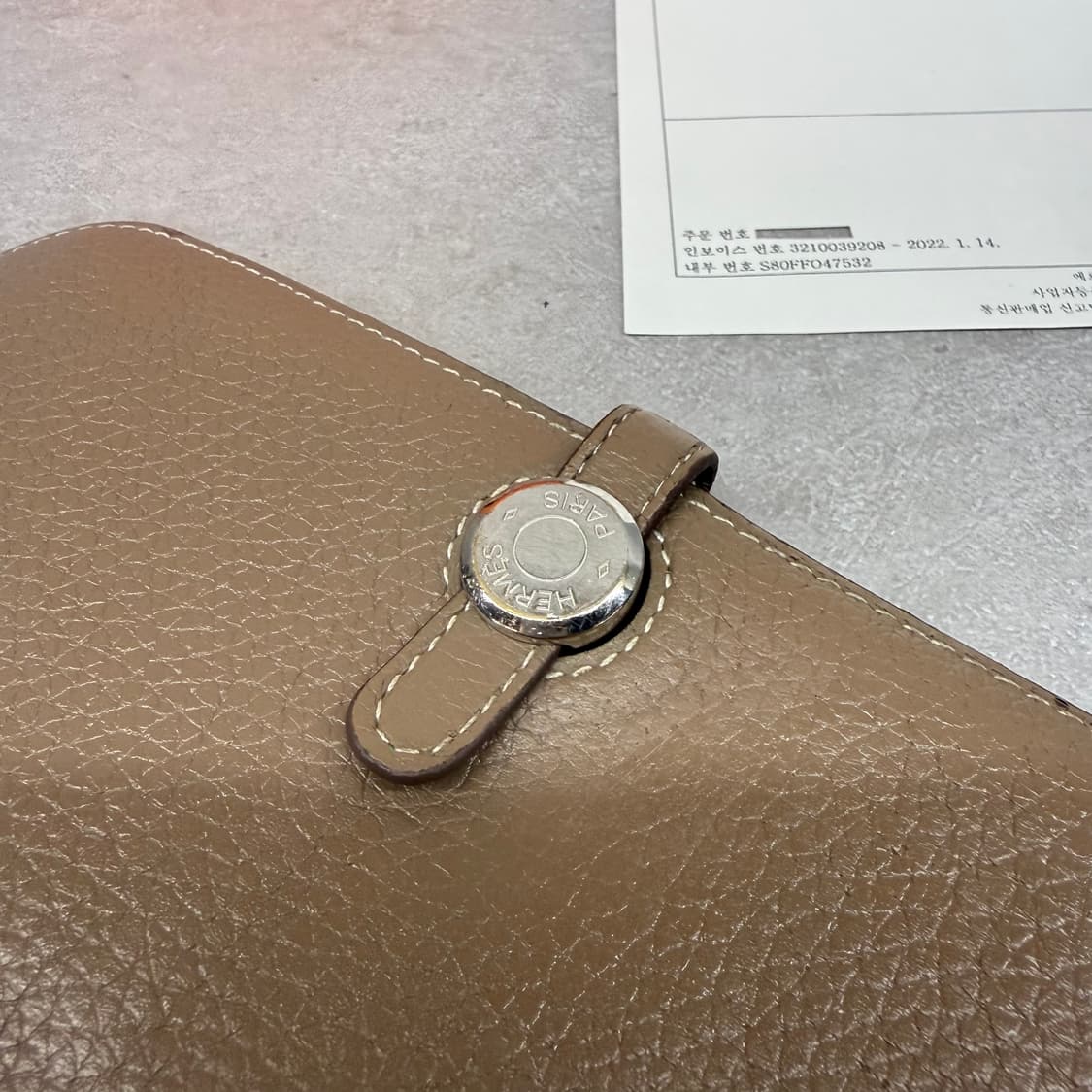 에르메스 도곤 장지갑 에토프  상품이미지3