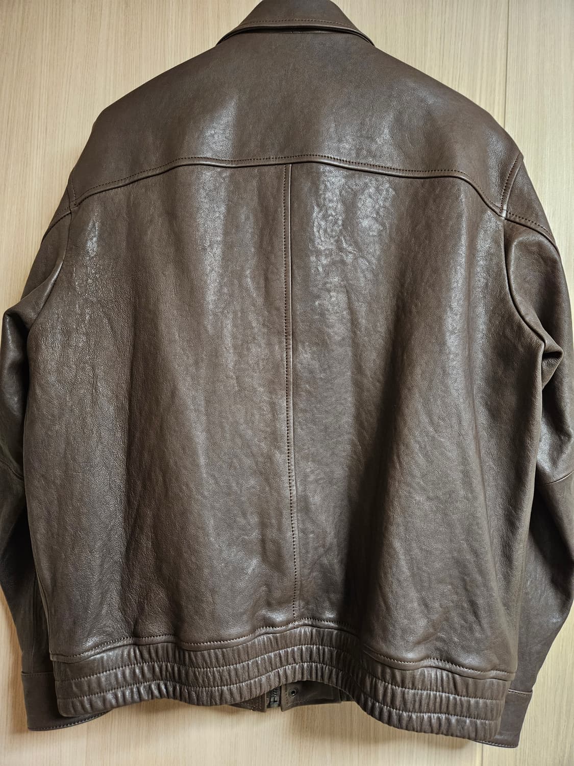 스테디에브리웨어 a2 레더 자켓 다크브라운 3사이즈 상품이미지2
