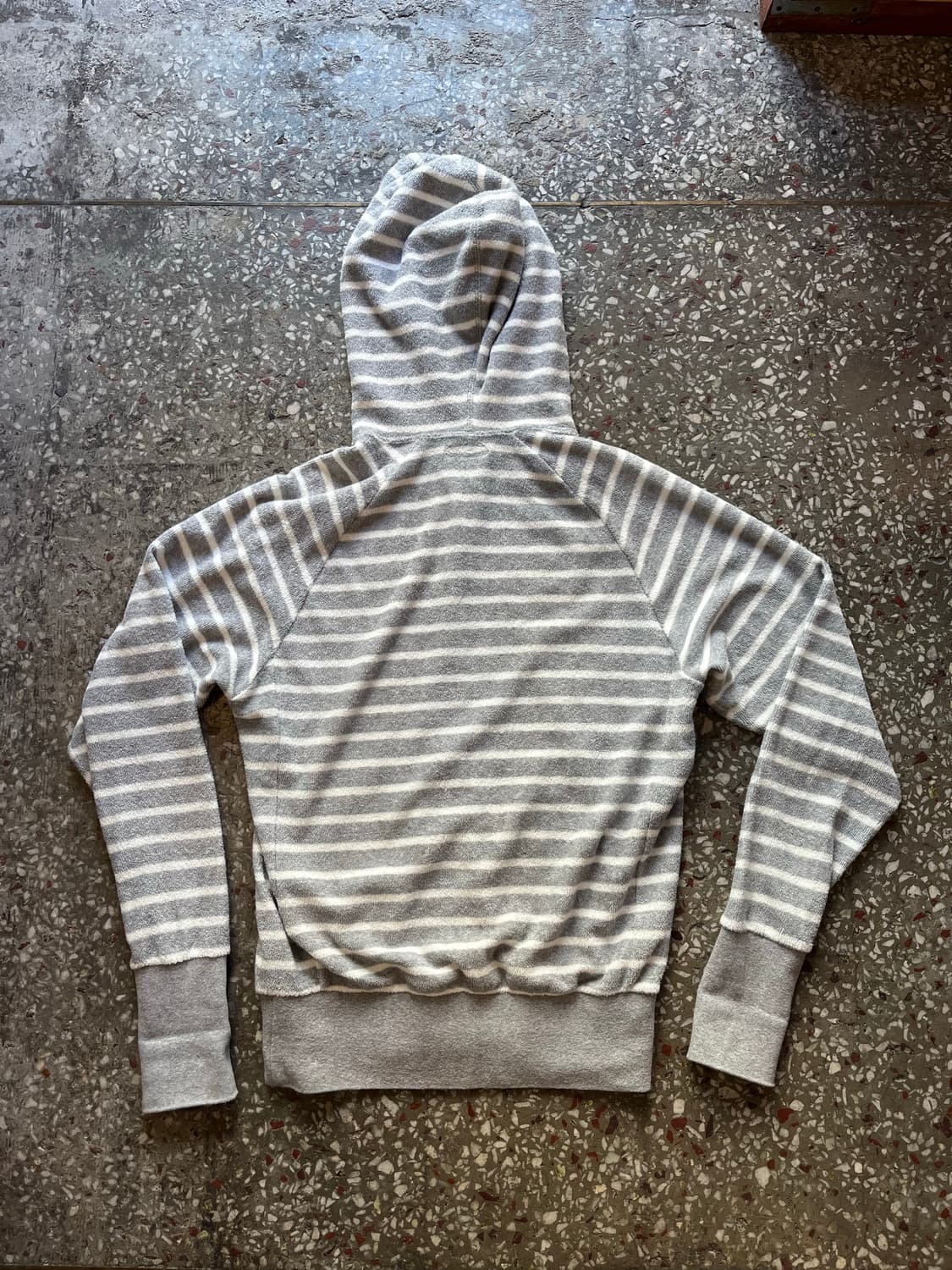 Tmt 그레이 보더 2way 후드집업 상품이미지4