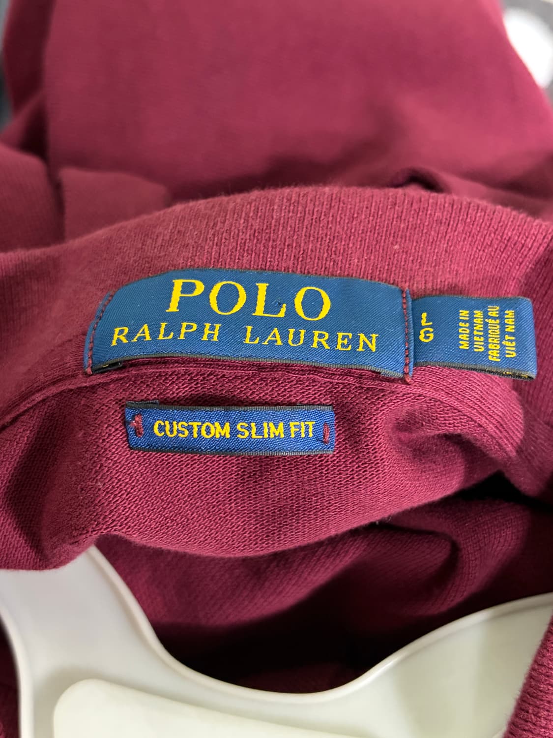 폴로 빅포니 치프키프 와인 버건디 반팔 카라 티셔츠 M 상품이미지9