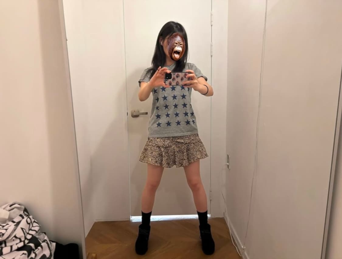 Zara 자라 레오파드 스커트 상품이미지2