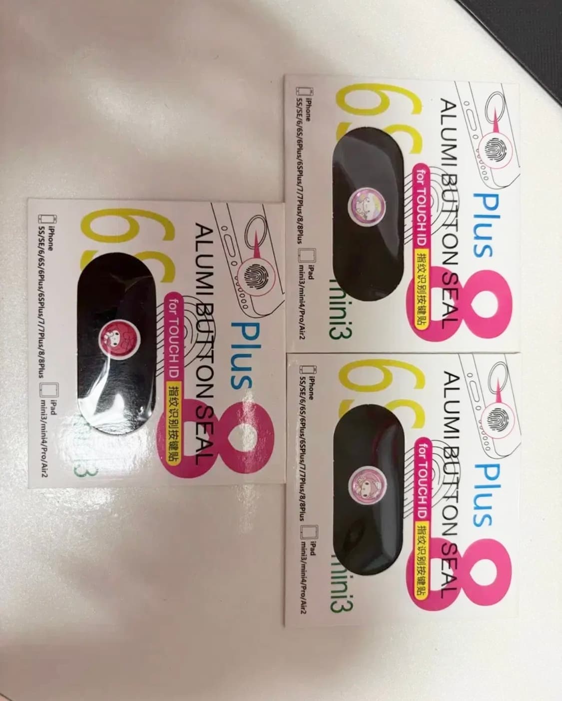 아이폰 아이패드 홈버튼 스티커 마이멜로디 시나모롤 폰꾸 상품이미지1