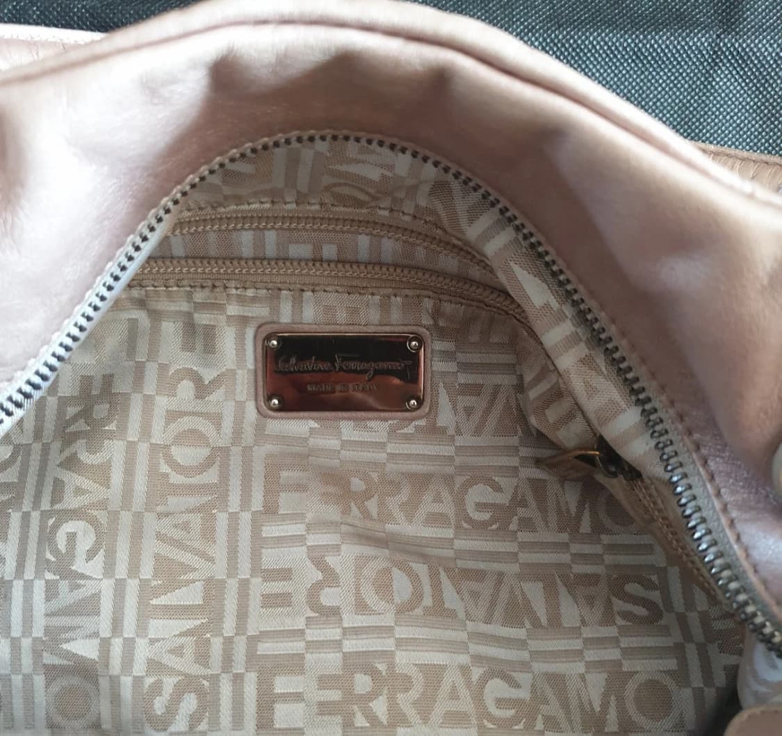 Ferragamo 페라가모 페레가모 간치니 숄더백 베이비핑크 크림 상품이미지3