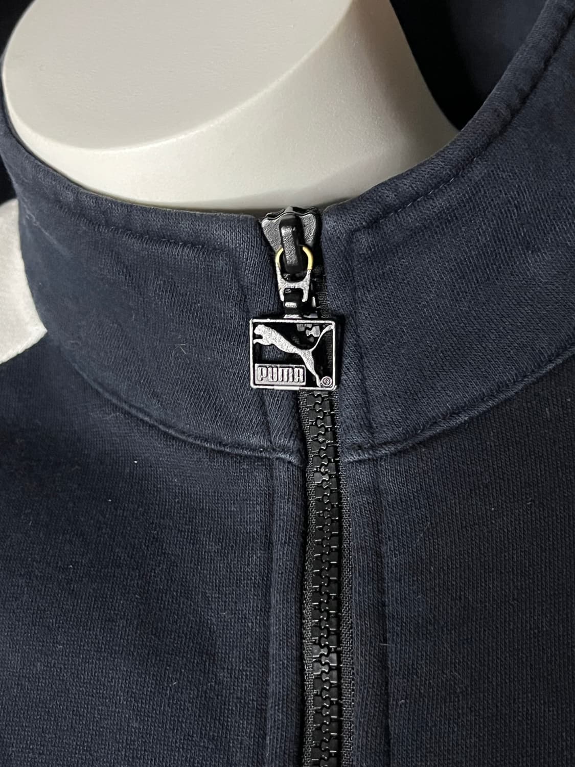 푸마 빈티지 스포티 기모 네이비져지 트랙탑 상품이미지2