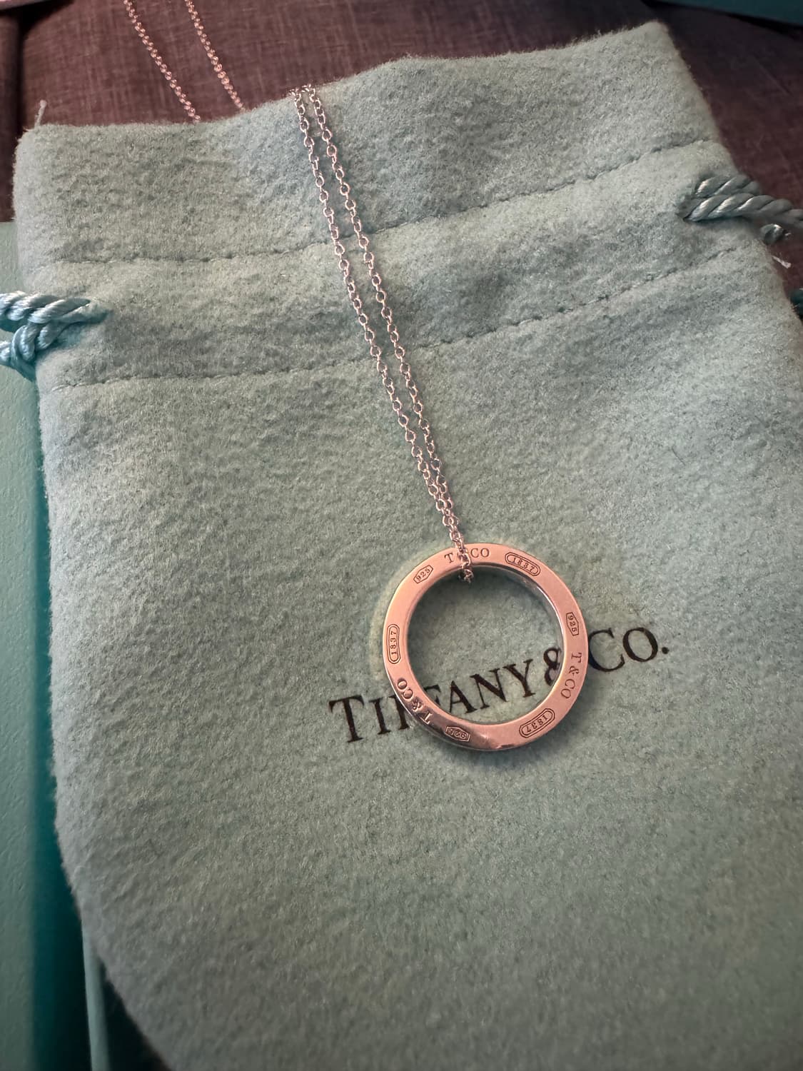 티파니앤코 1837 서클 펜던트 실버 M 상품이미지2