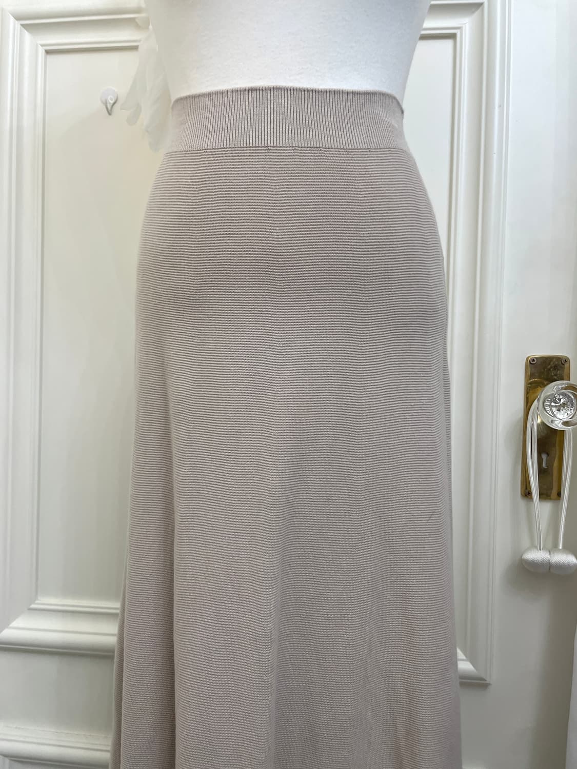 gray beige basic knit skirt(size-M) 상품이미지6
