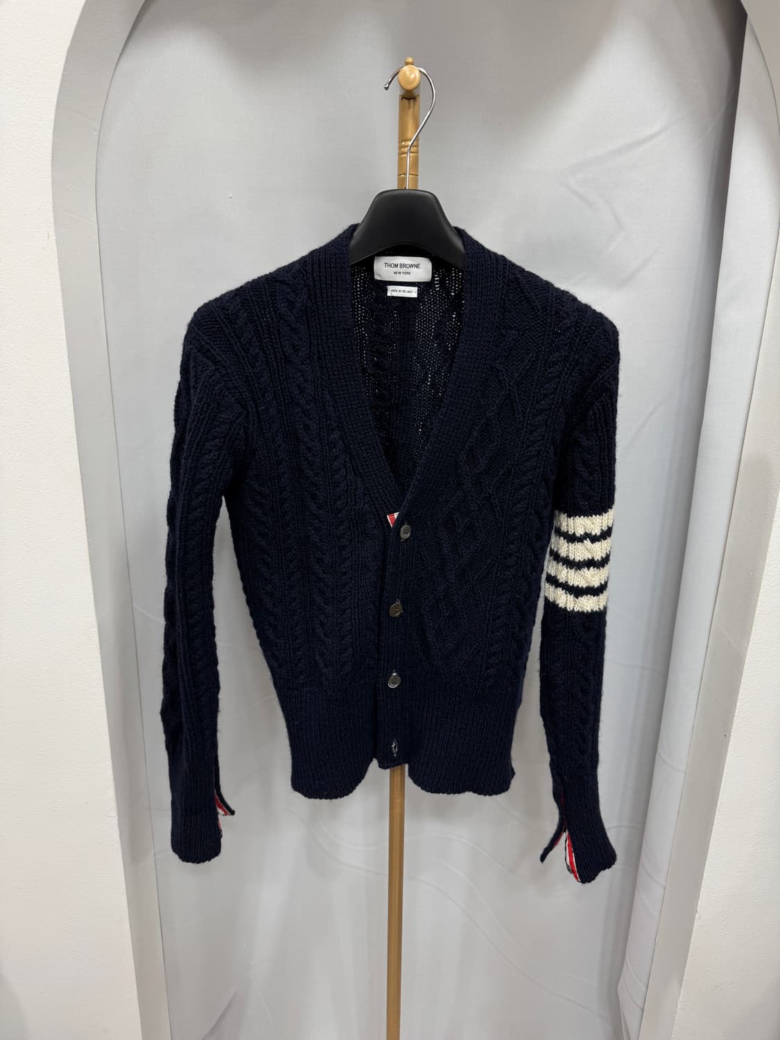 톰브라운 아란 케이블 가디건 3사이즈 상품이미지1