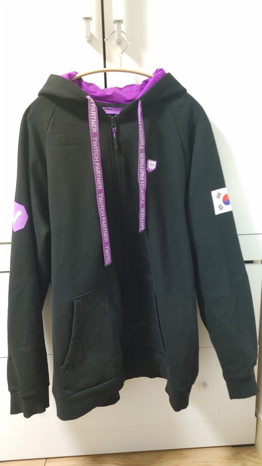 트위치 파트너 후드집업 프리사이즈 상품이미지1