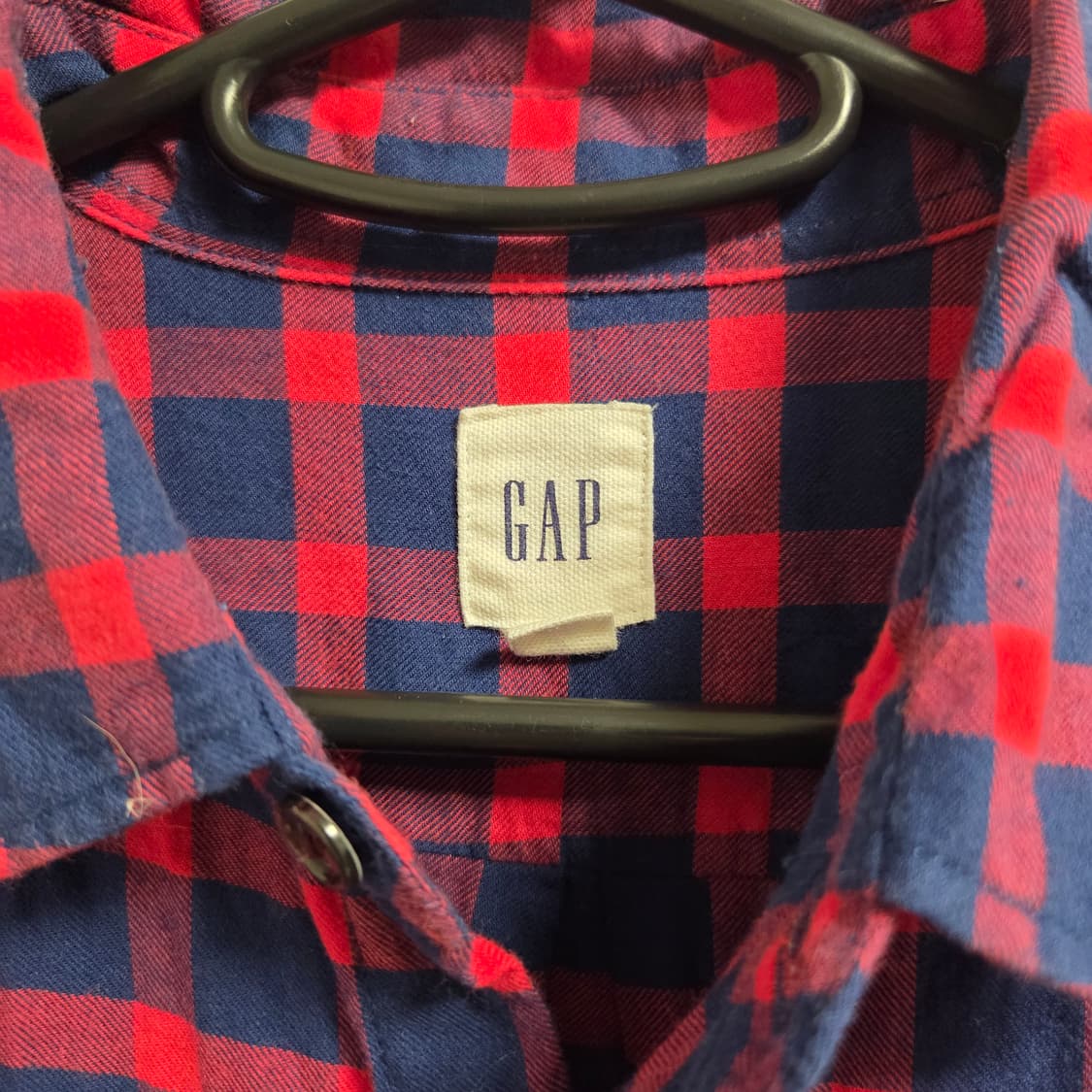 Gap 아메리칸 플란넬 체크 셔츠 L(100) 상품이미지3