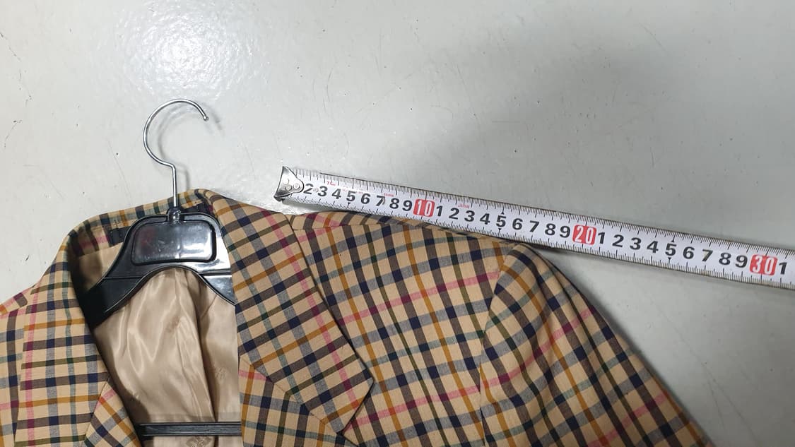 닥스 체크  봄 여름 자켓 울100% 100사이즈 상품이미지6