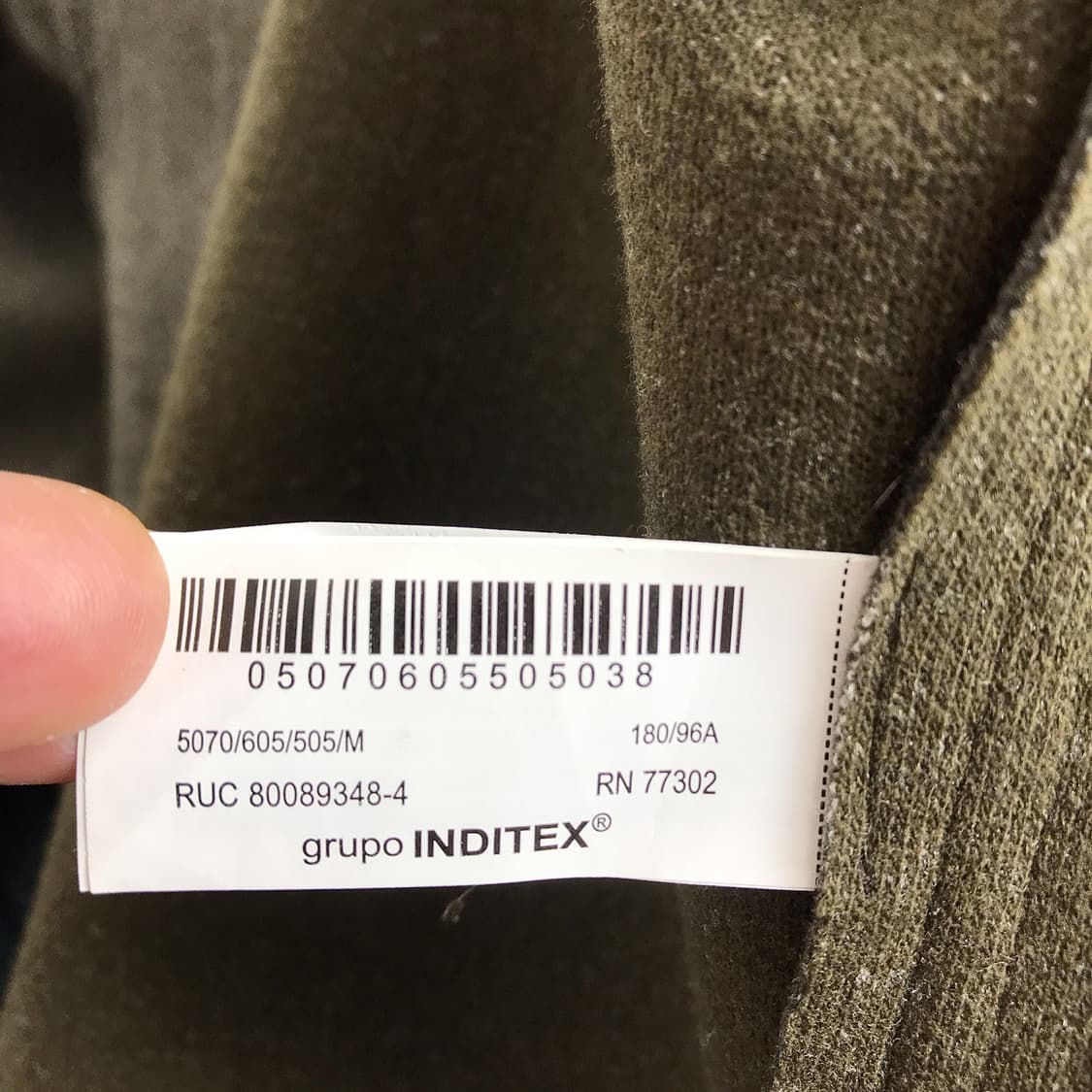 자라 zara 포켓 오버핏 셔츠형 자켓 남성M (100) 상품이미지7