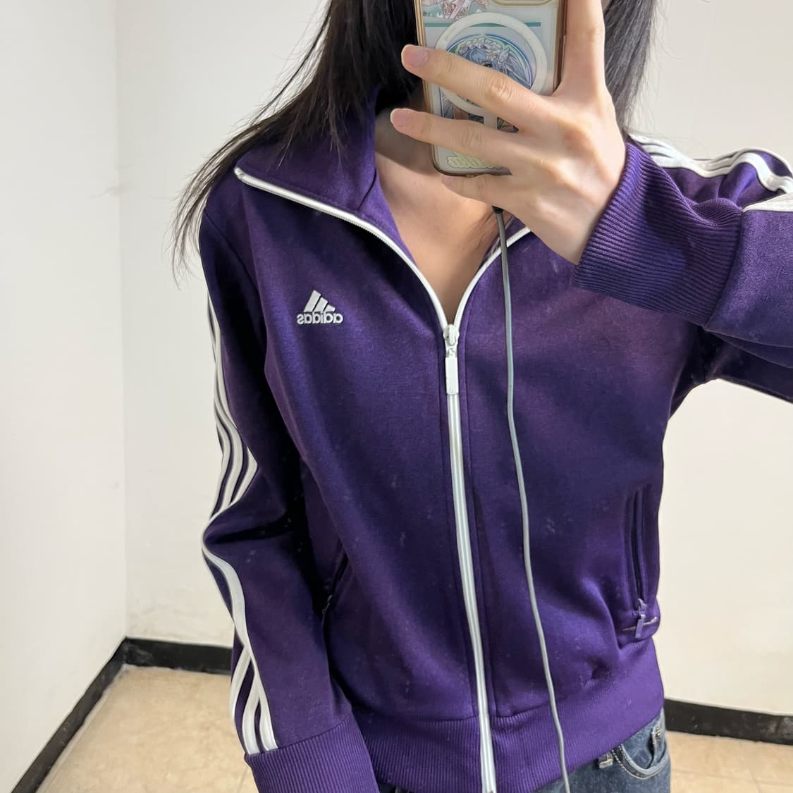 Adidas Purple Track Jacket 상품이미지2