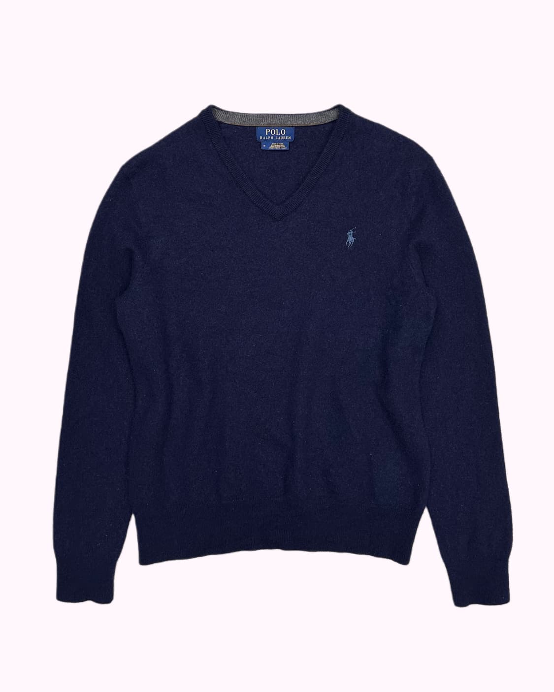 RALPH LAUREN navy wool hairy knit 상품이미지2