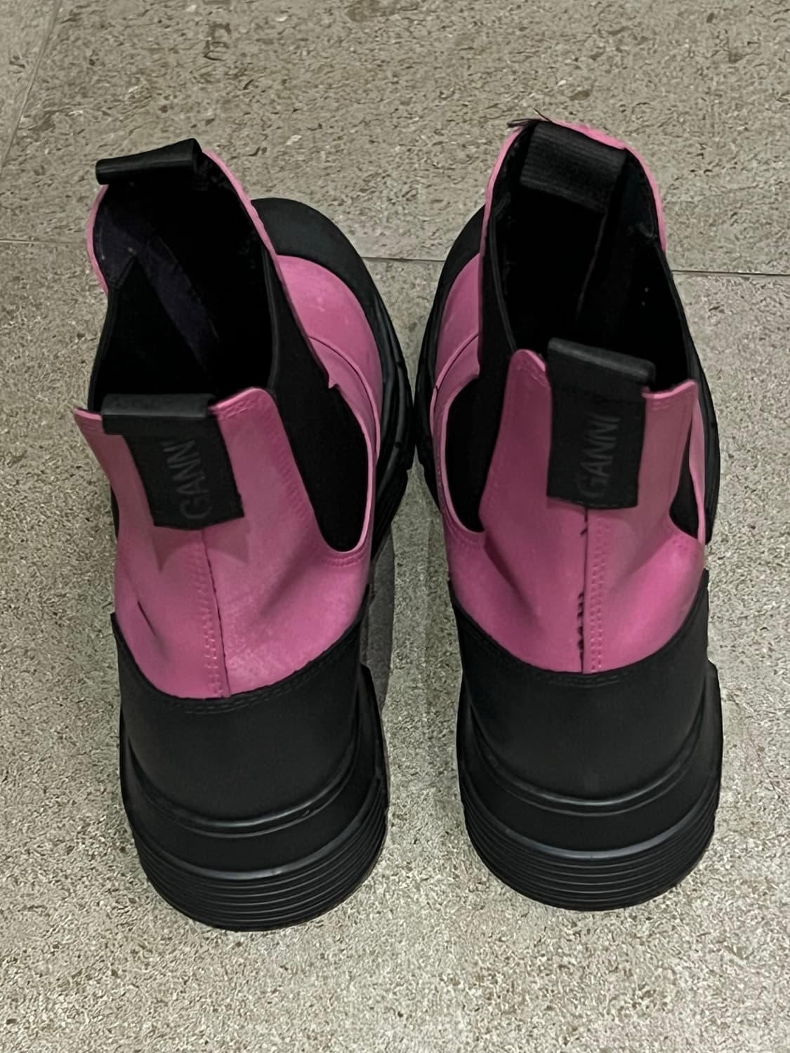 Ganni 가니 리사이클 러버 첼시 부츠(핑크) 상품이미지4