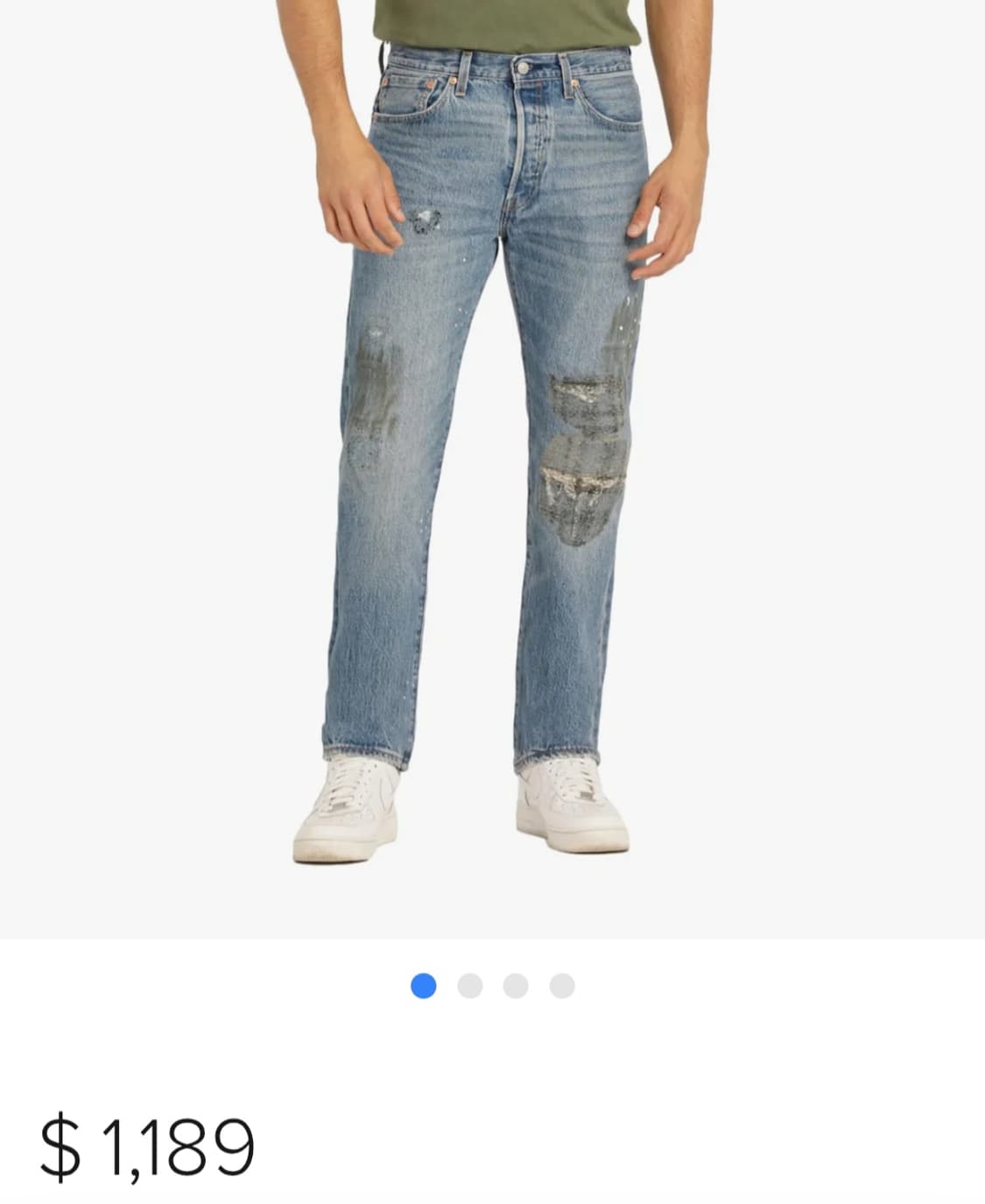 (택포) 리바이스 501  오리지날핏 데님팬츠 34 A915 상품이미지2