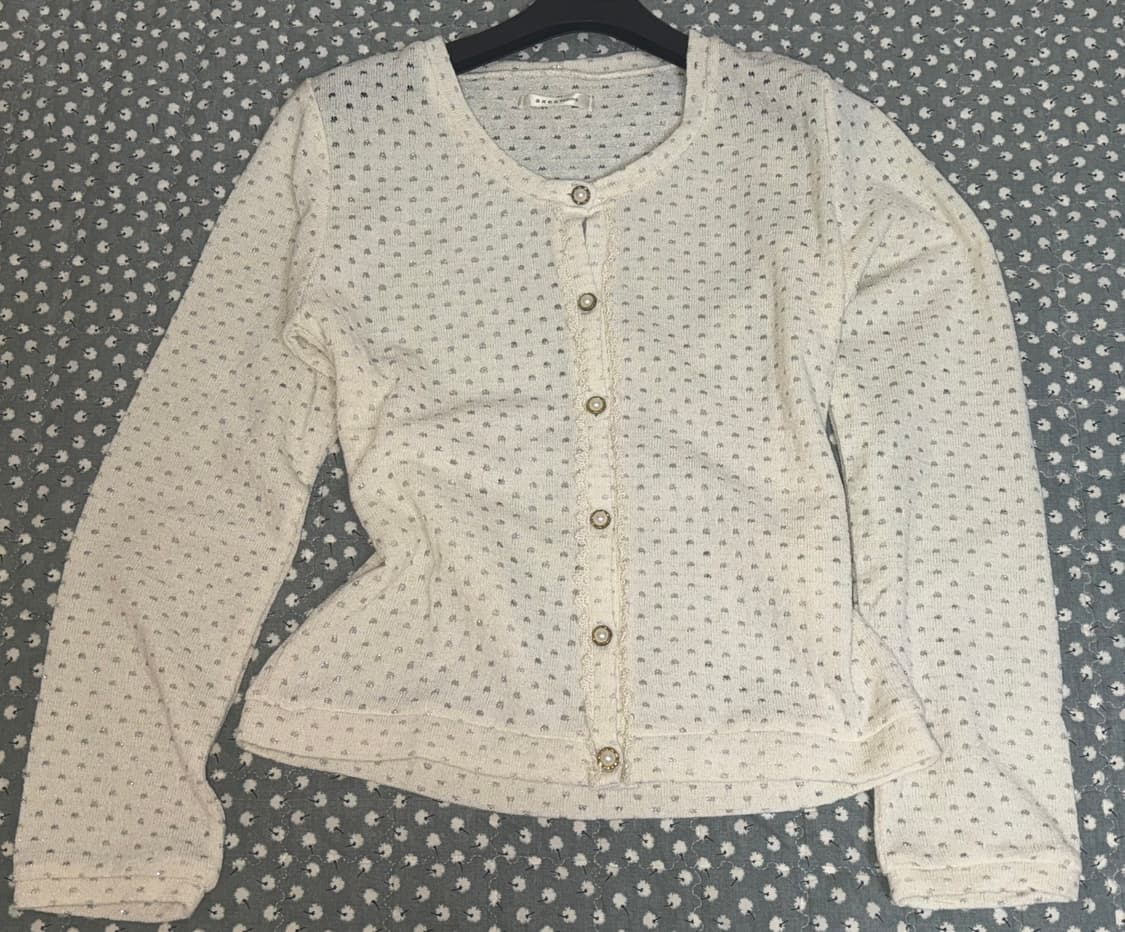 액시즈팜 아이보리 가디건 상품이미지1