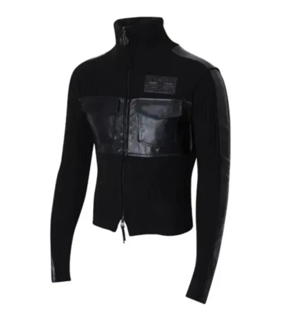 레씨토 레더 집업 상품이미지1