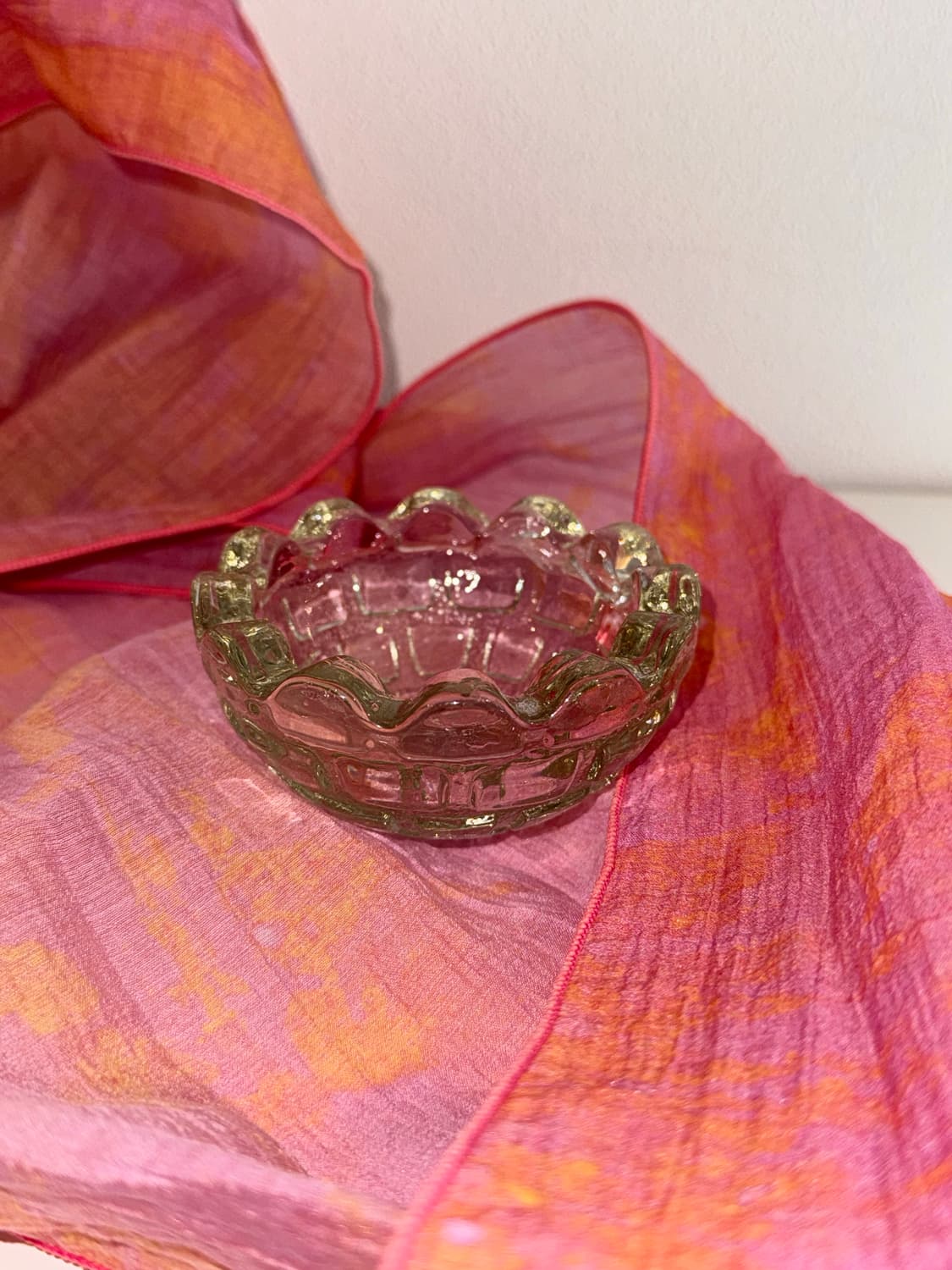 (빈티지소품) 크리스탈 웨이브 미니 볼 상품이미지1