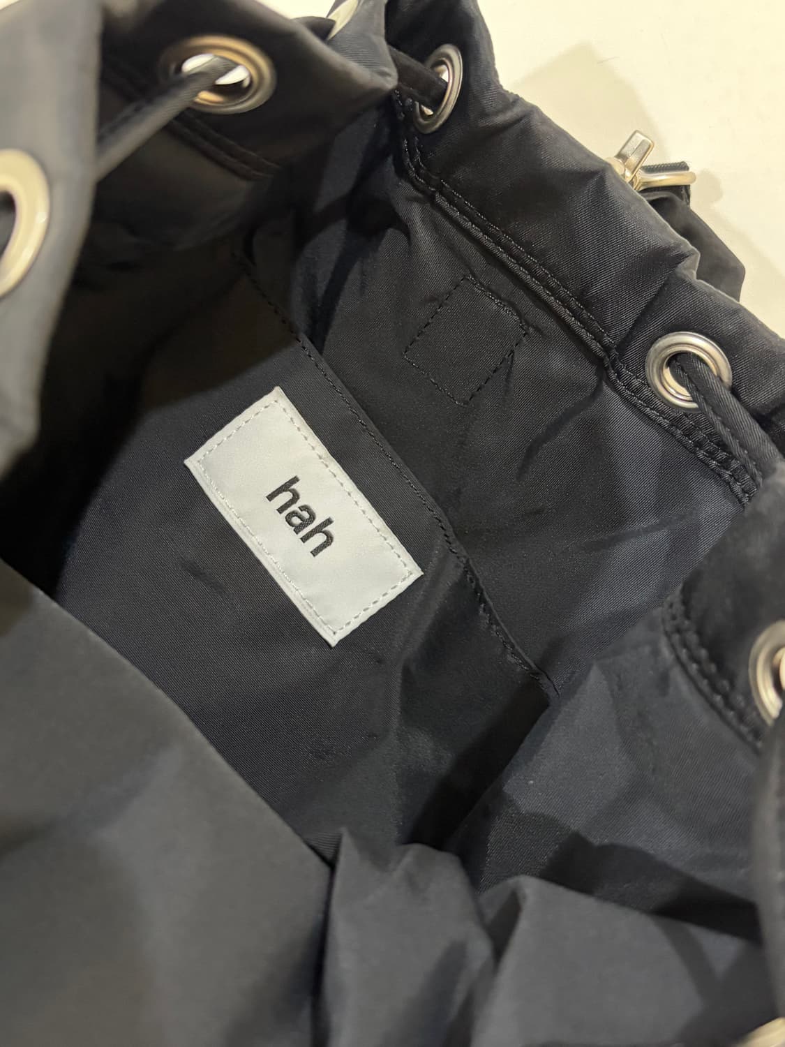 하 아카이브 2웨이 워털루 블랙 나일론 더플백 상품이미지5