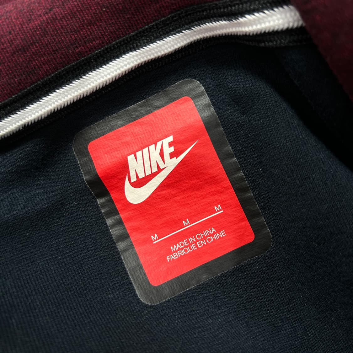 나이키 버건디 테크팩 후드집업(M) 상품이미지2