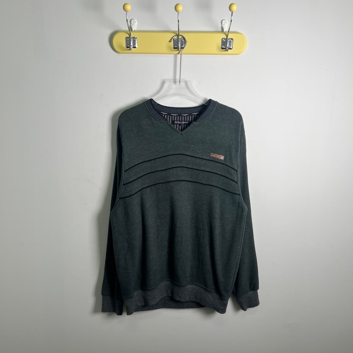 요지야마모토 SACSNY Y'SACCS 브이넥 맨투맨 M 상품이미지1