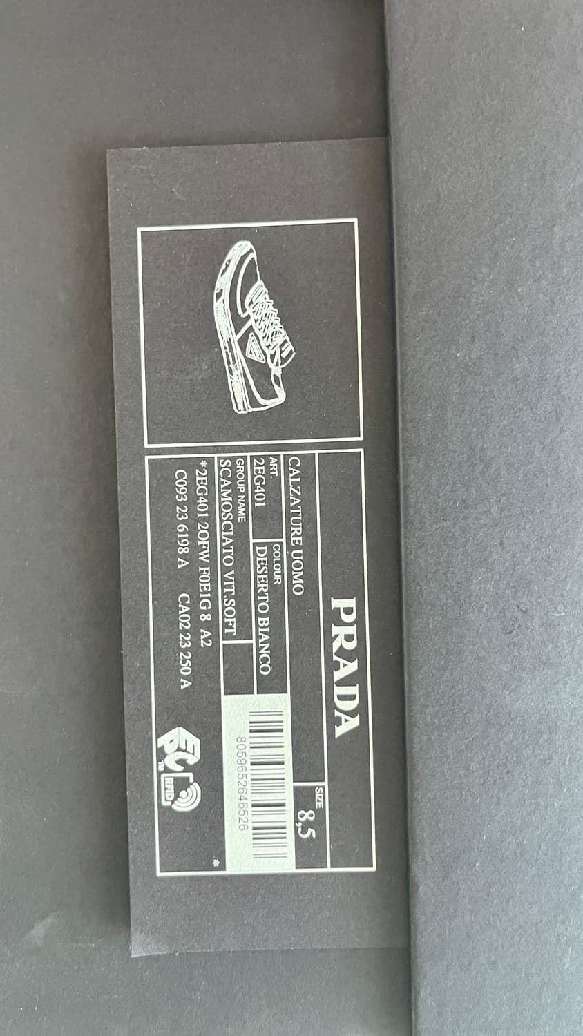 프라다 CALZATURE UOMO 2EG401 상품이미지2