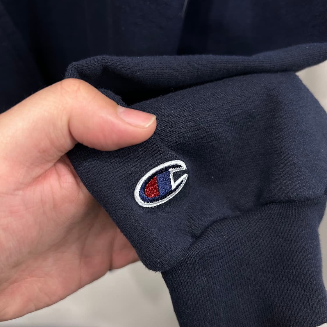 챔피온 에코 슬리브와펜 무지 오버핏 후드티 상품이미지4