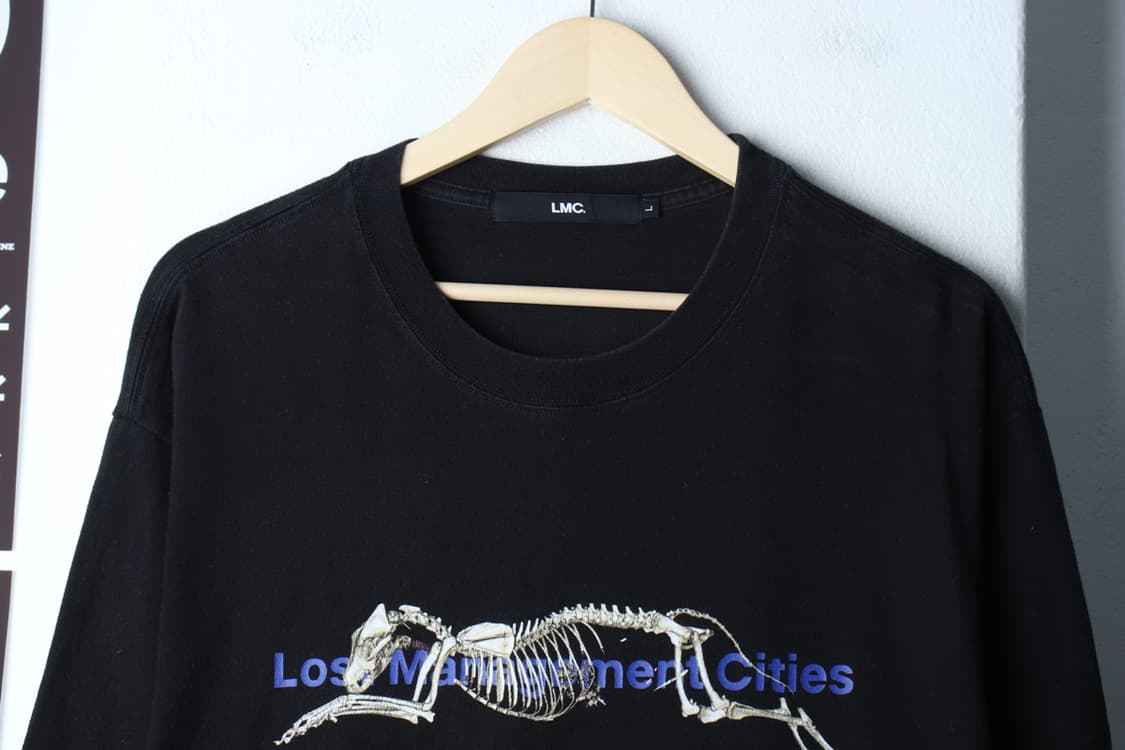 (L-XL) 엘엠씨 반팔 티셔츠 그래픽 에이징 블랙 올드스쿨-H33025 상품이미지3