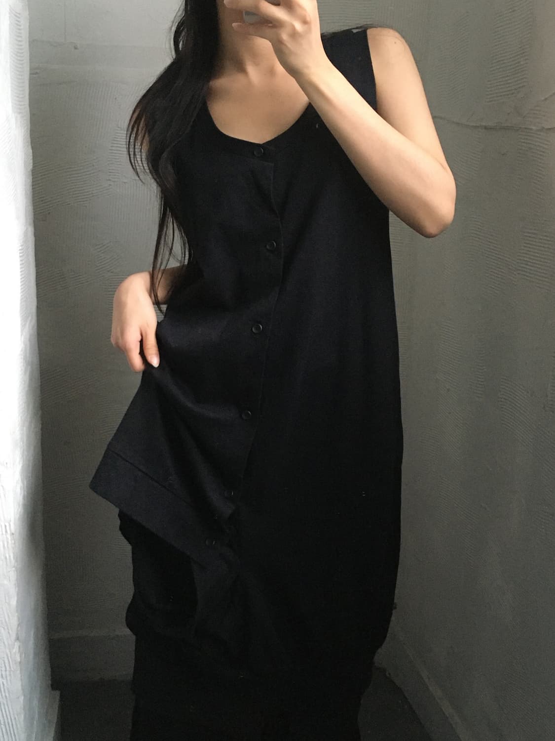 LIMI feu 리미푸 블랙 슬리브리스 원피스  상품이미지1