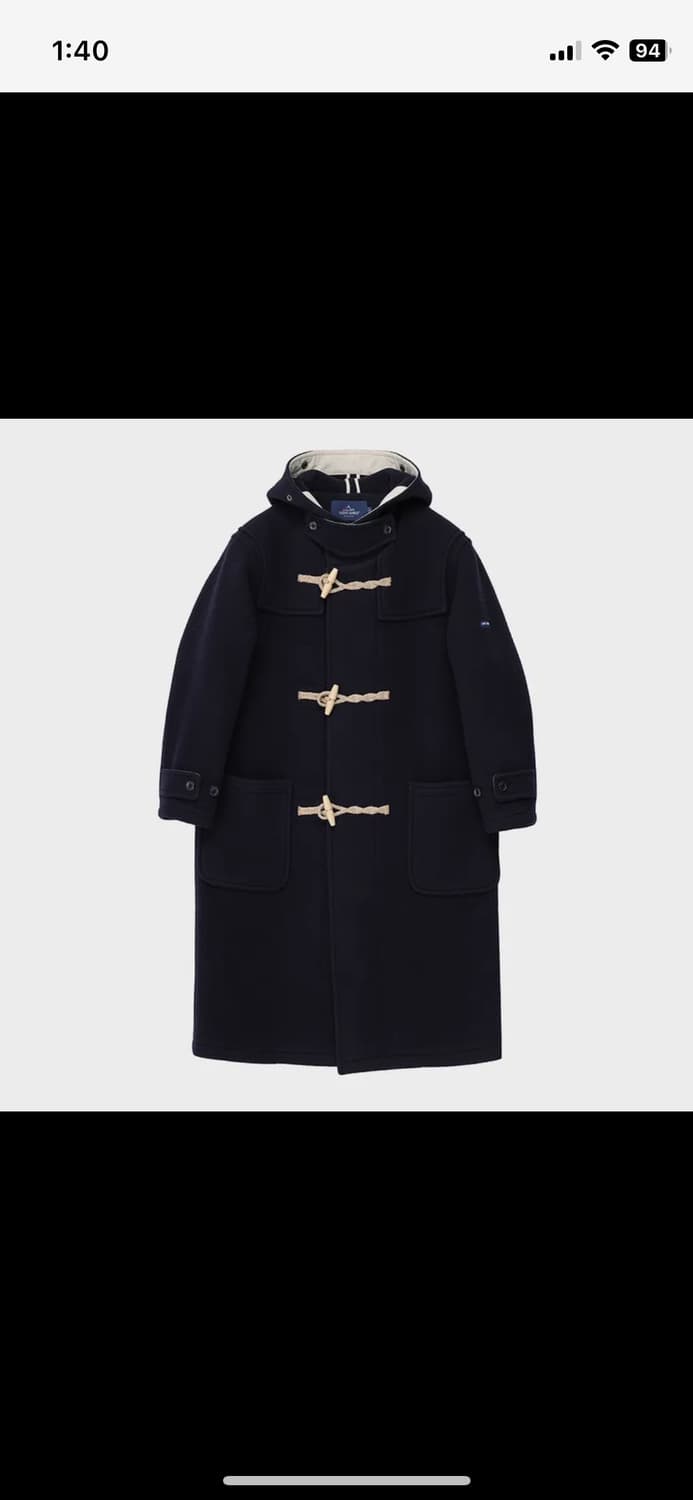 세인트제임스 네이비 떡볶이 코트 상품이미지1