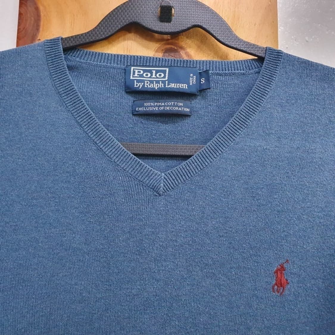 폴로 PIMA COTTON 브이넥 긴팔남자티(95) 상품이미지8