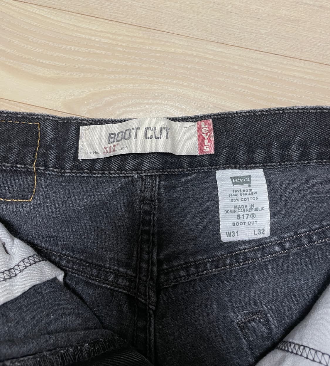00s 빈티지 리바이스 517  블랙 팝니다 상품이미지2