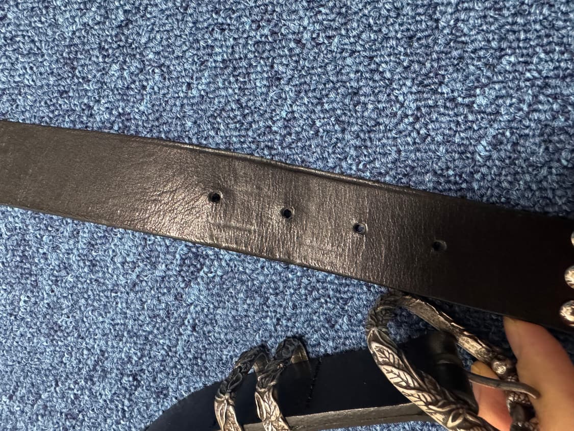 파아카이브 스터드 스네이크 벨트 1사이즈 상품이미지3