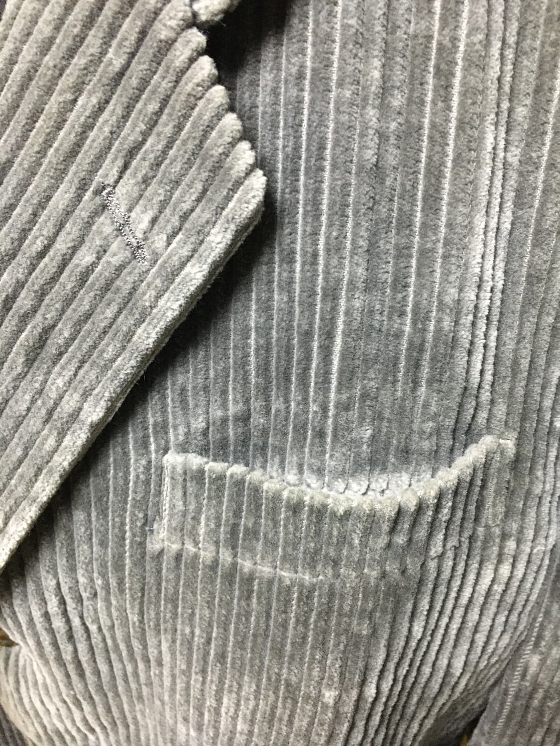 90's 꼼데가르송 다나카 옴므 리버서블 코듀로이 큐프라 자켓 상품이미지4