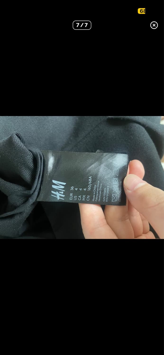 Rokh H&M 콜라보 플리츠 스커트 36 상품이미지7