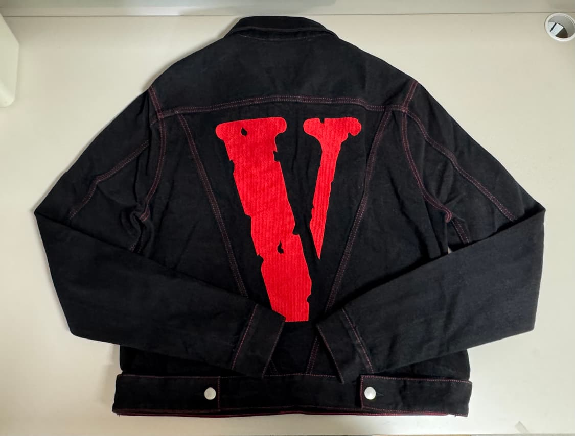 VLONE 브이론 프렌즈 데님 자켓 M사이즈 미판 상품이미지2