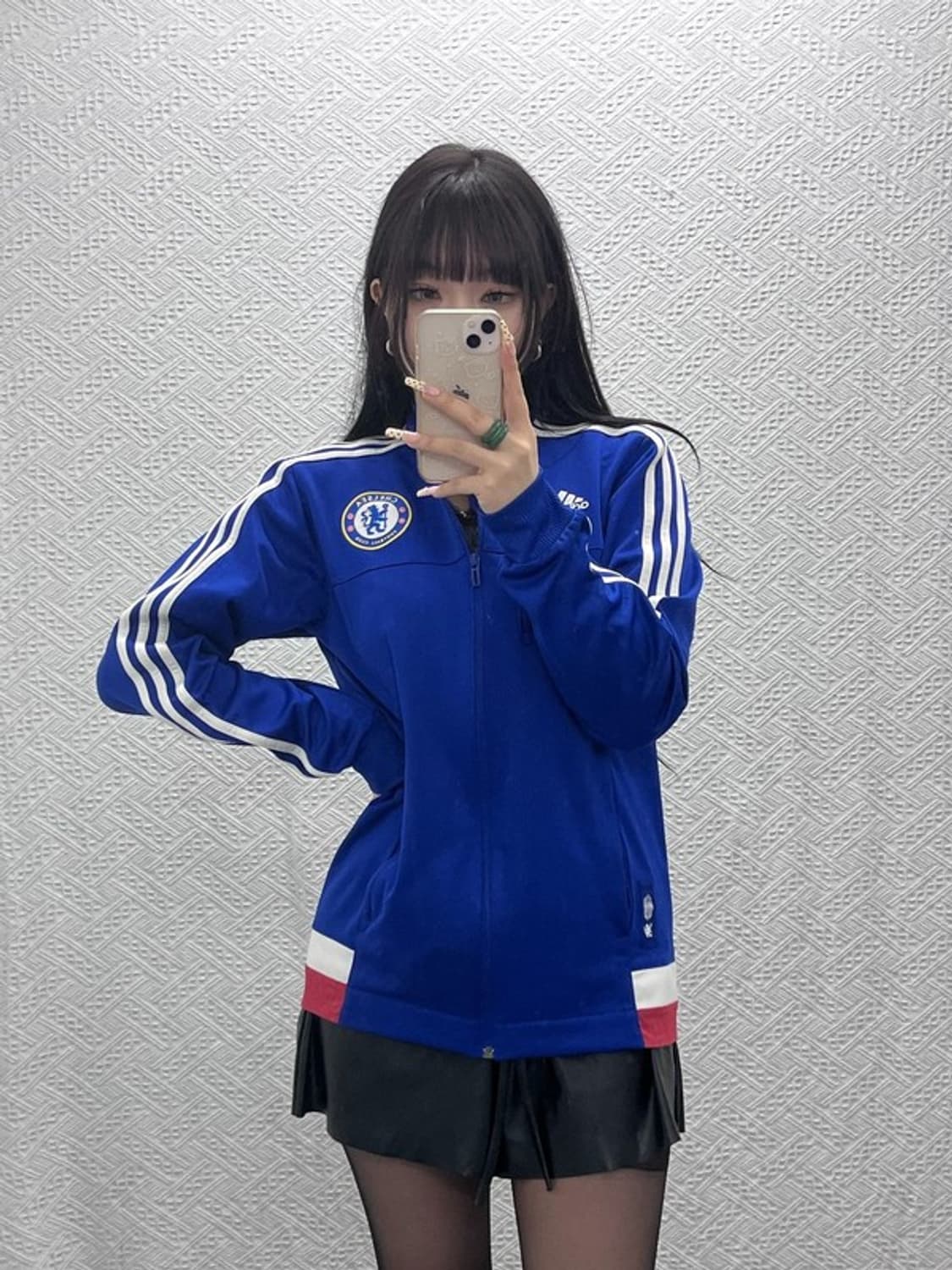 아디다스 15-16 레트로 첼시 유니폼 져지 집업 90 C09860 상품이미지2