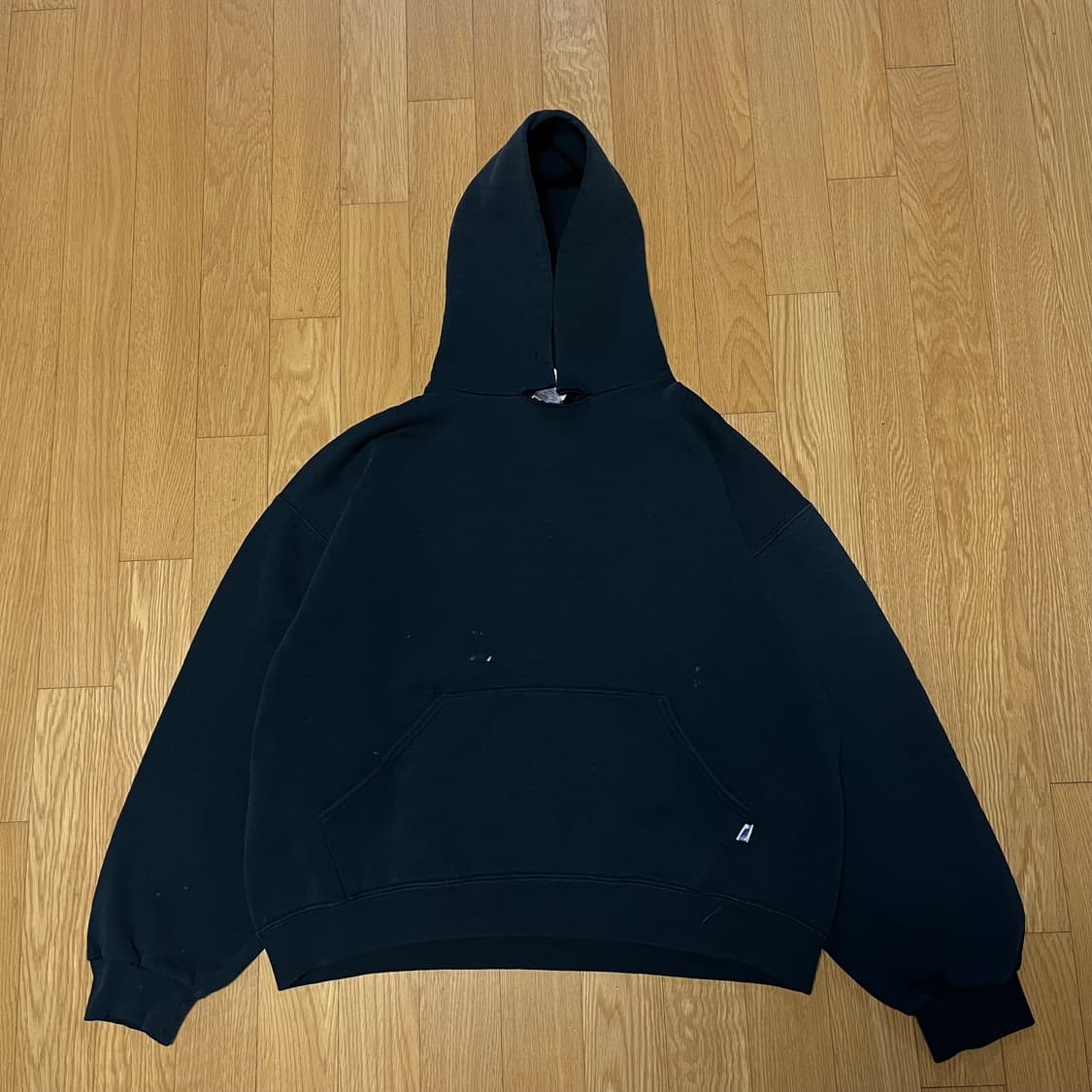 [L] 00s 빈티지 러셀 후드 블랙 상품이미지1