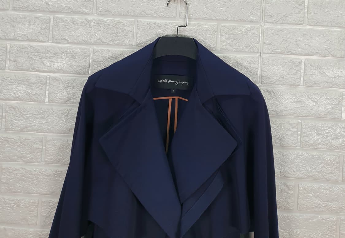 [55]오브제 트렌치형 원피스 코트 상품이미지3