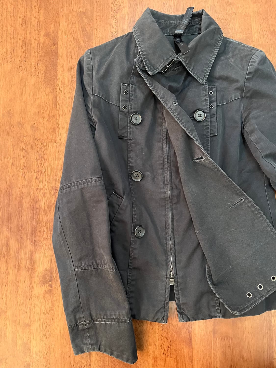 wjk 밀리터리 더블 지퍼 재킷 상품이미지4