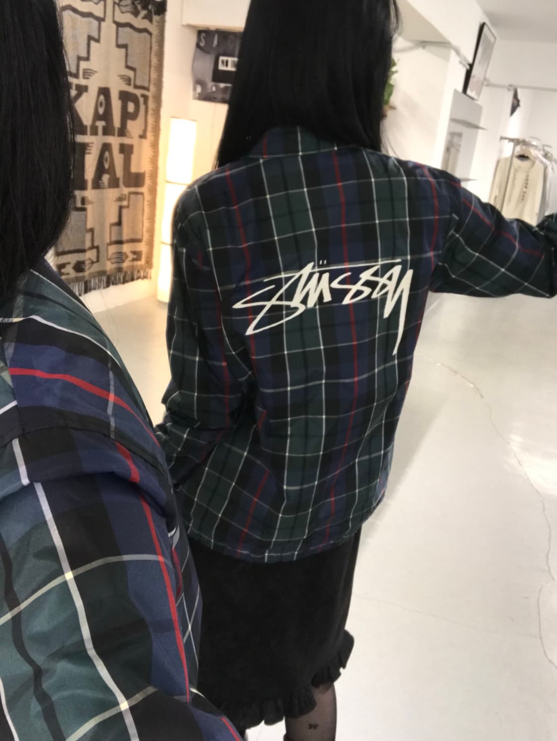 STUSSY Plaid Coach Jacket 상품이미지4