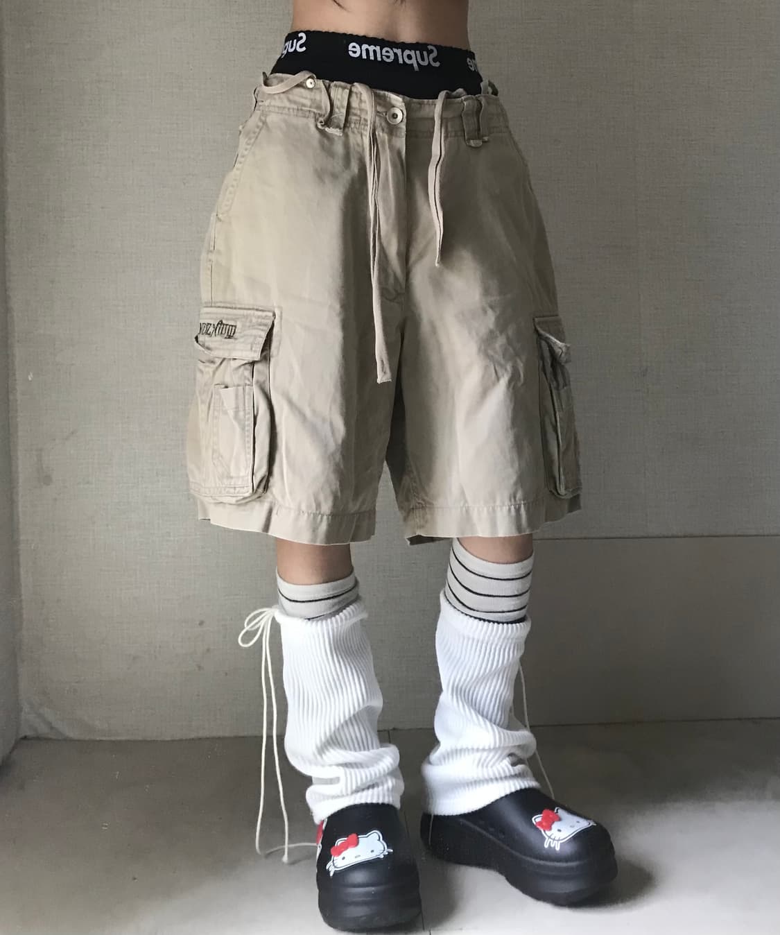 퀵실버 아이보리 버뮤다 상품이미지3