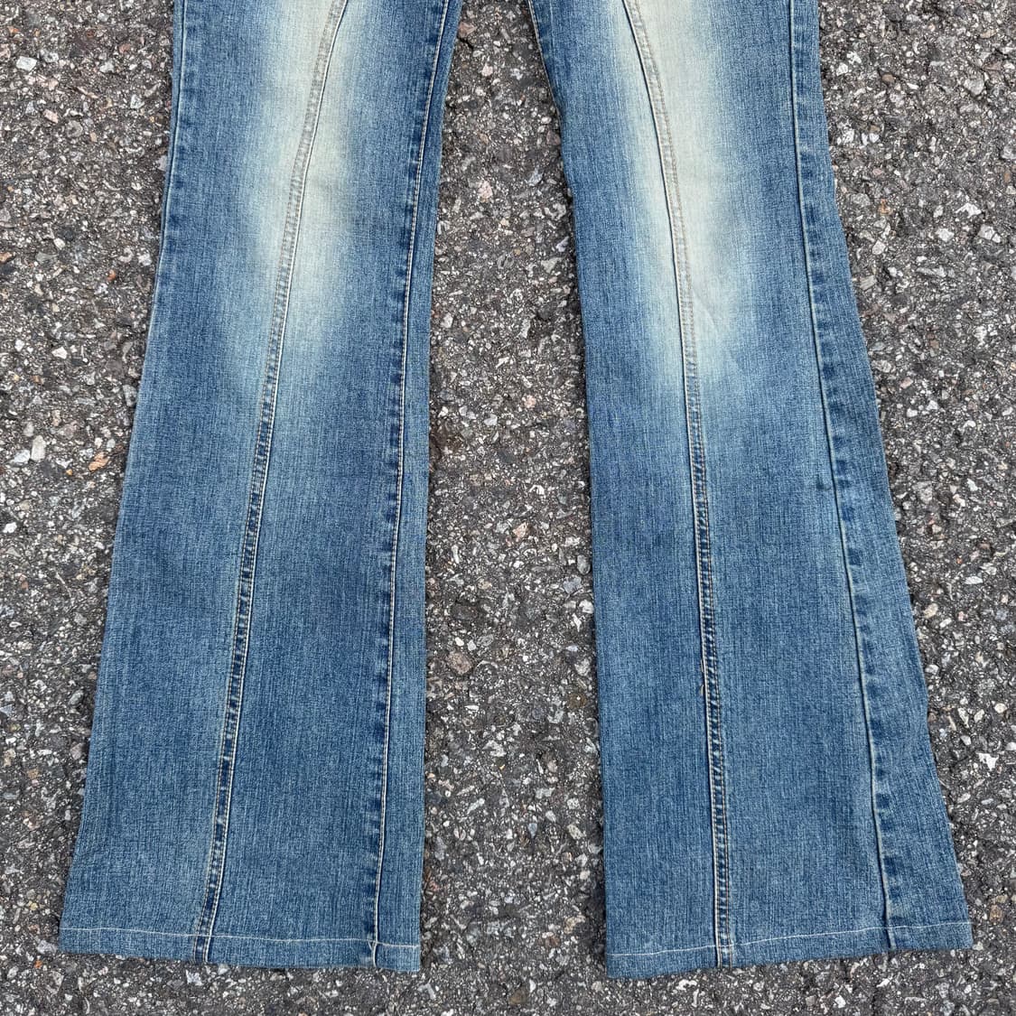 VTG JPN 포켓 집업 부츠컷 데님 팬츠 상품이미지4