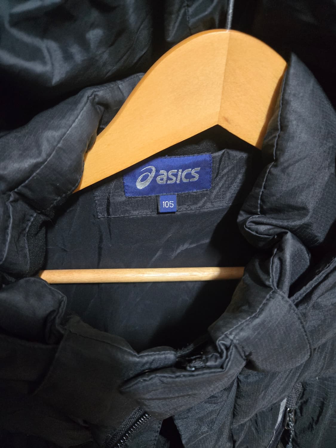 아식스 블랙 구스다운 패딩 105 상품이미지2