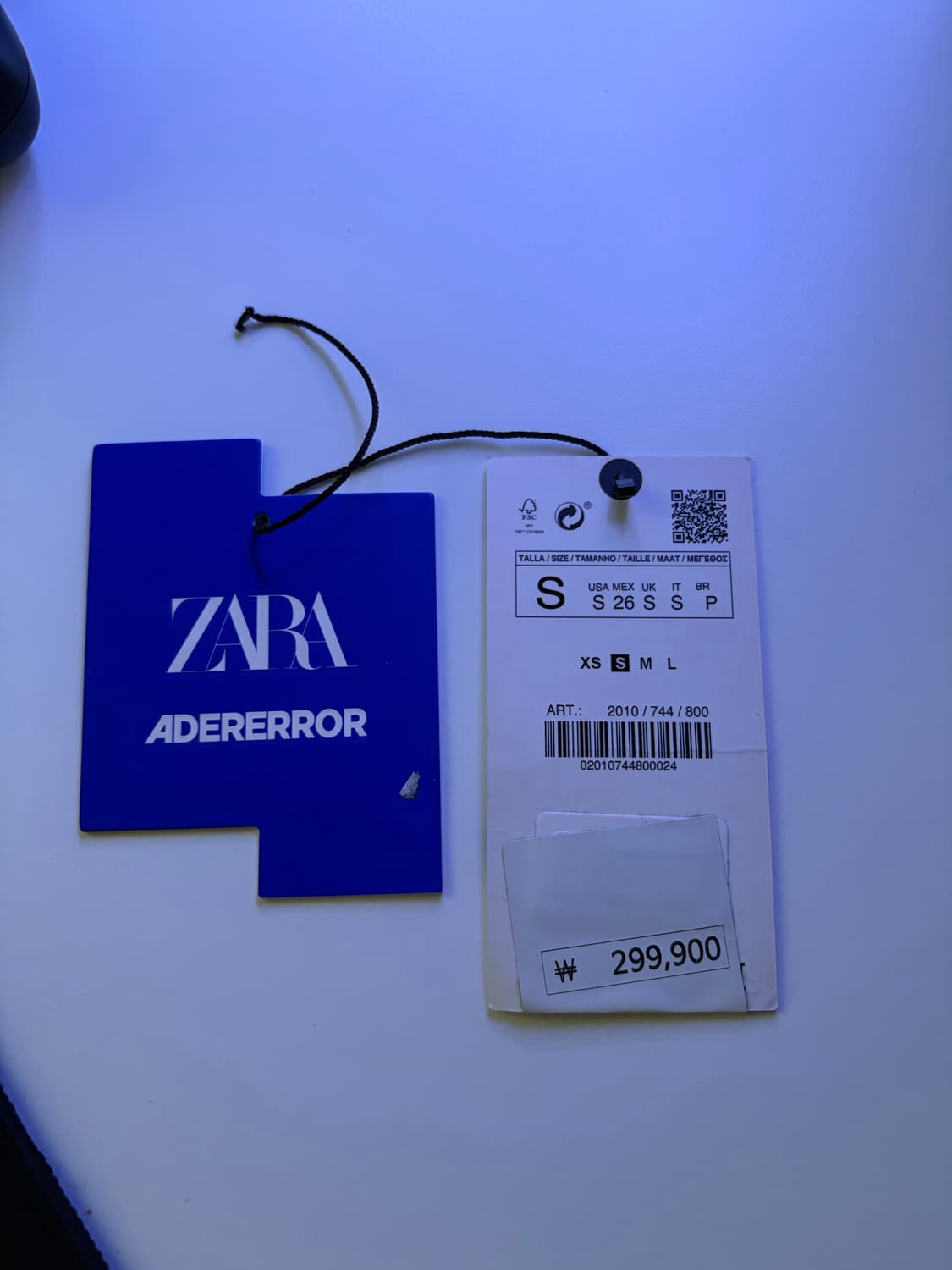 자라 x 아더에러 자더에러 울 블렌드 블랙 코트 S 사이즈 상품이미지5