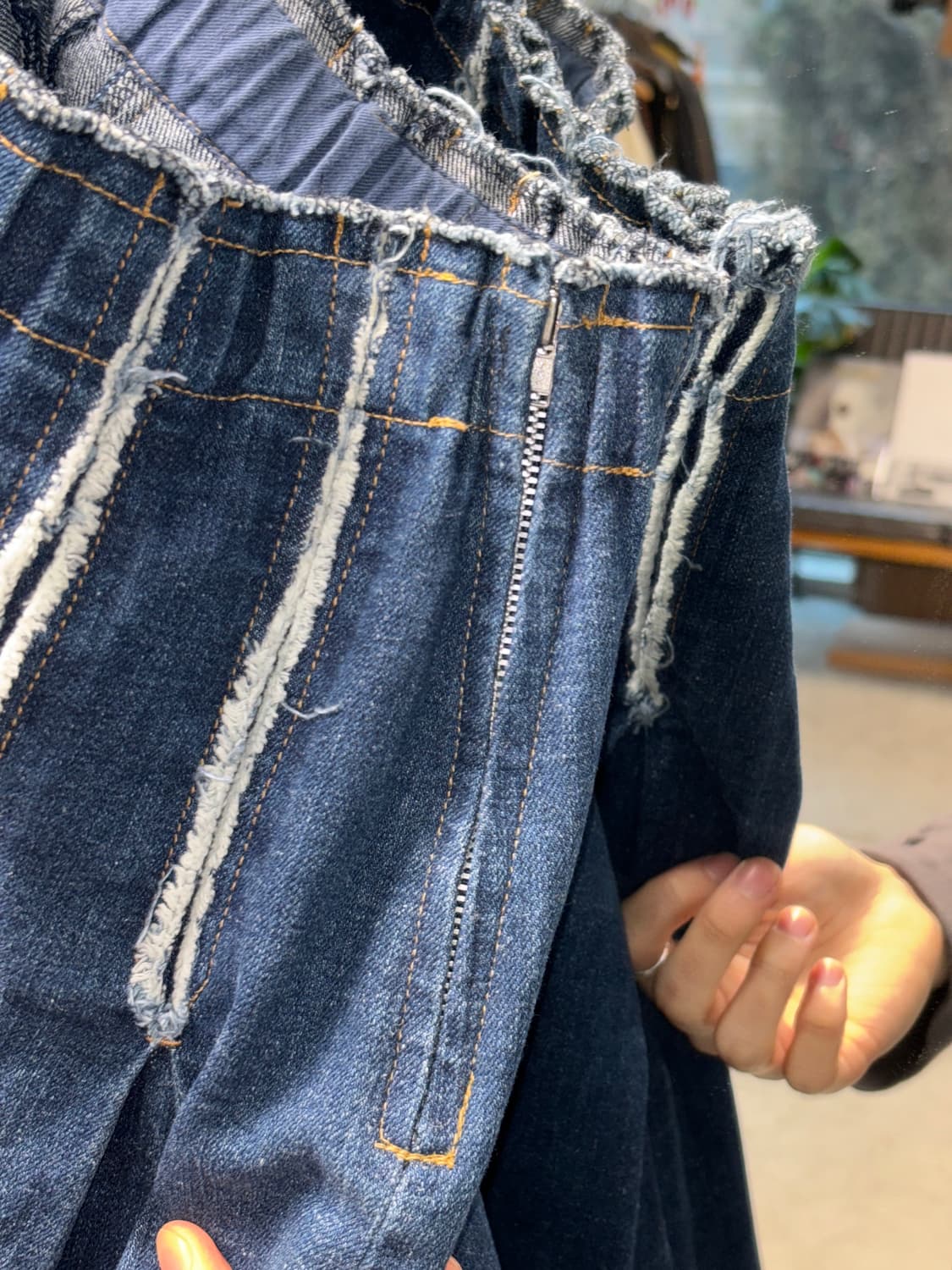 Y's for living 데님 플레어 스커트 상품이미지4